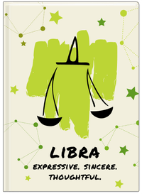 Thumbnail for Zodiac Sign Journal - Characteristics of a Libra - Front View