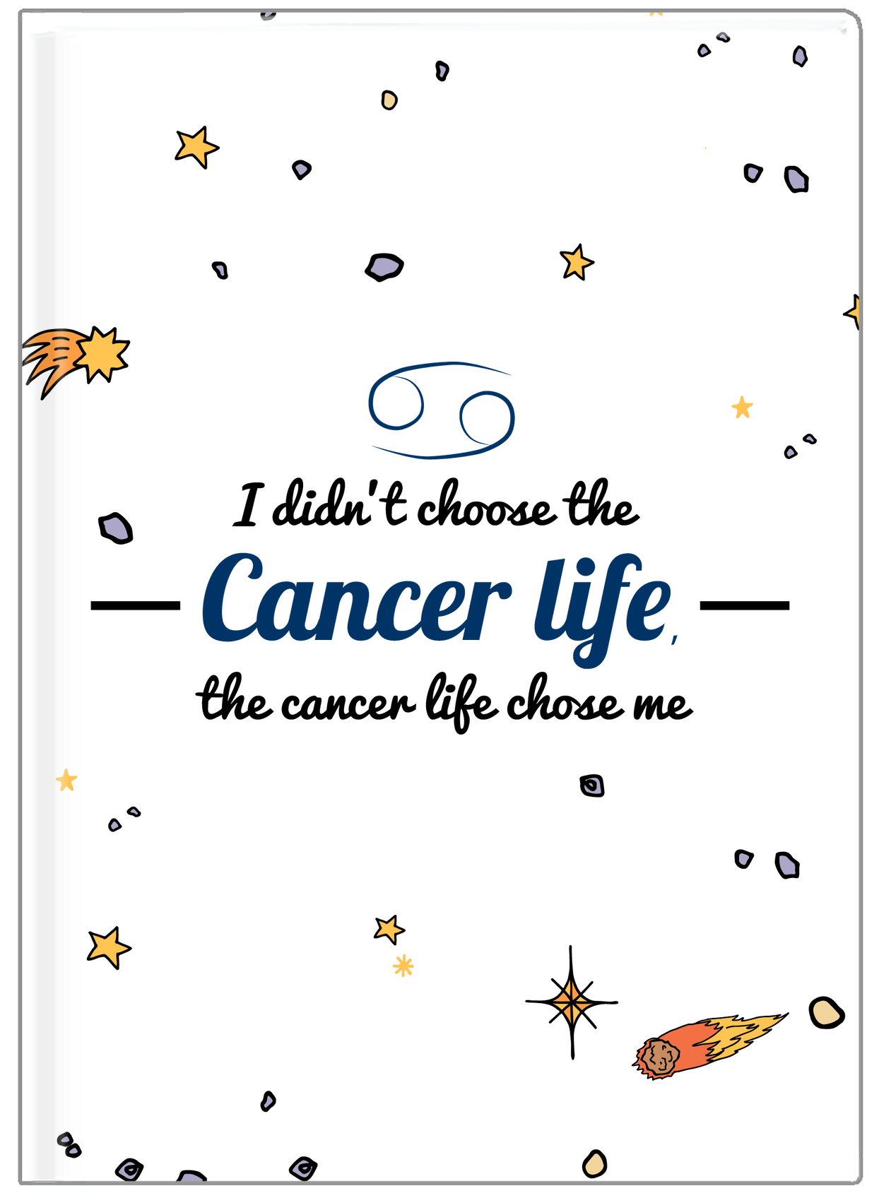 Zodiac Sign Journal - Cancer Life - Front View