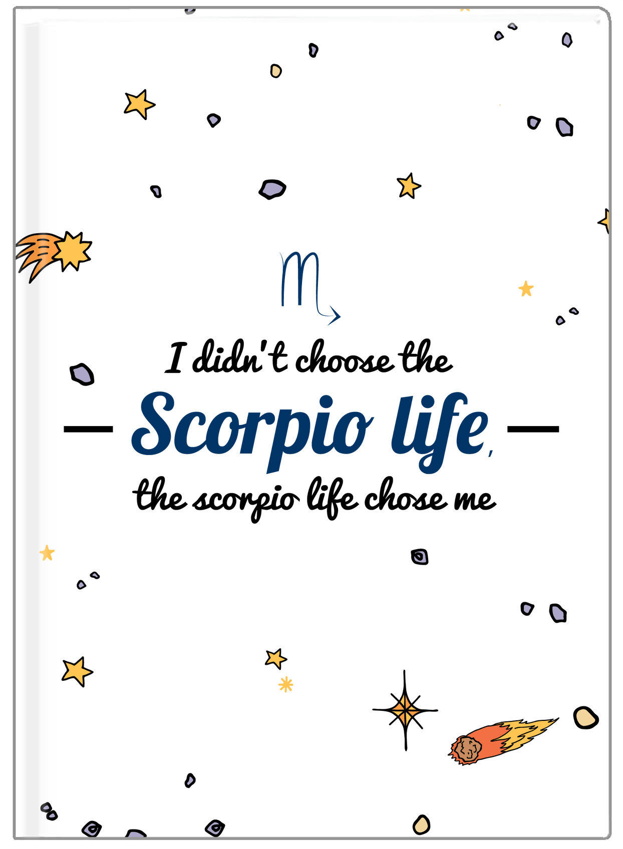 Zodiac Sign Journal - Scorpio Life - Front View