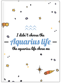Thumbnail for Zodiac Sign Journal - Aquarius Life - Front View