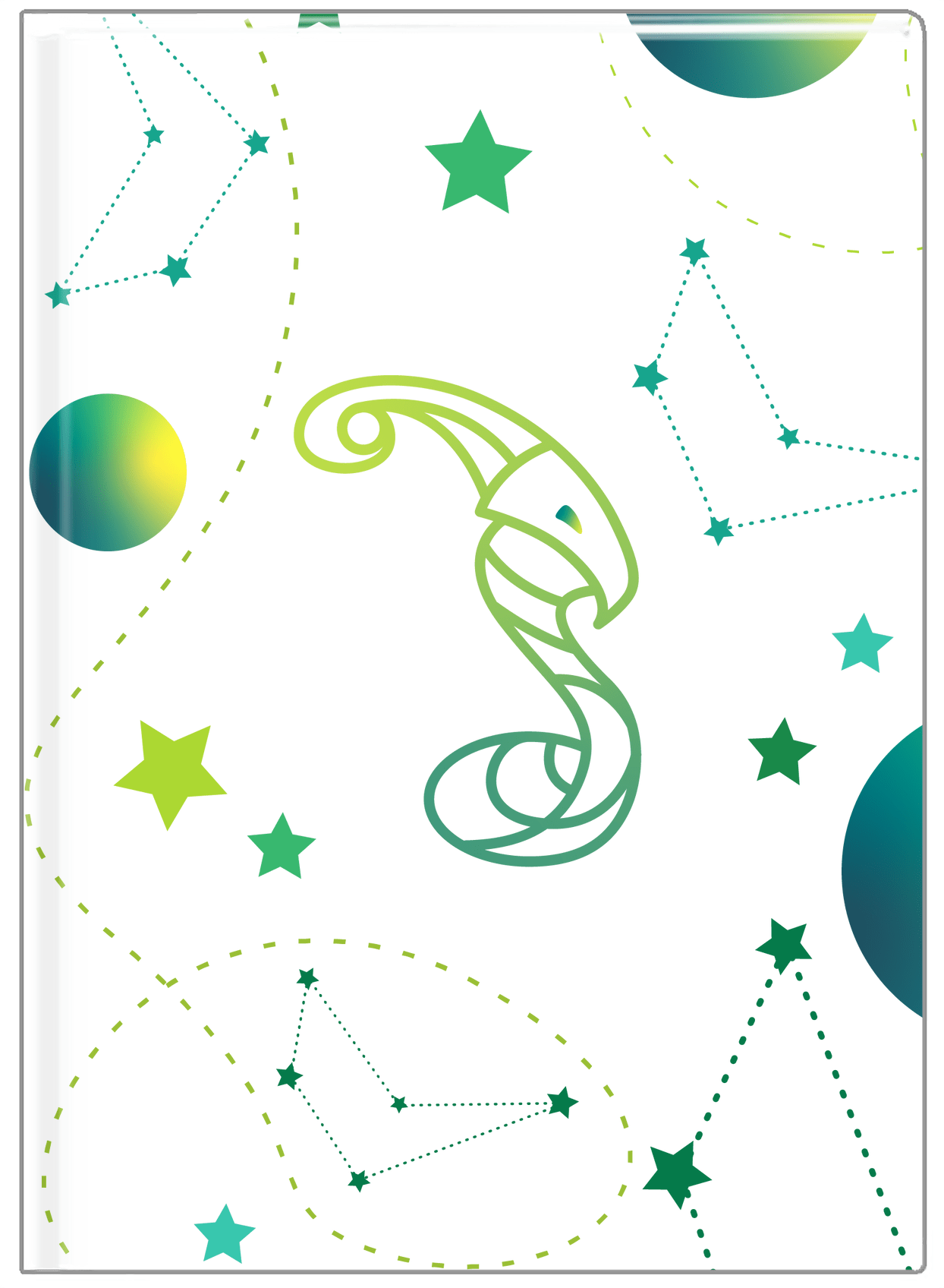 Zodiac Sign Journal - Constellations - Capricorn - Front View