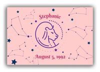 Thumbnail for Personalized Zodiac Sign Canvas Wrap & Photo Print - Constellation - Leo - Front View