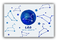 Thumbnail for Zodiac Sign Canvas Wrap & Photo Print - Date Range - Leo - Front View