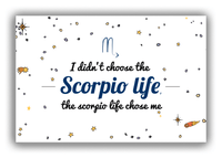Thumbnail for Zodiac Sign Canvas Wrap & Photo Print - Scorpio Life - Front View