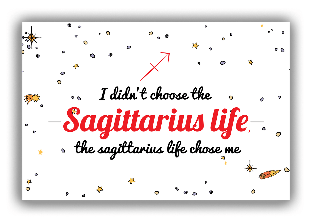 Zodiac Sign Canvas Wrap & Photo Print - Sagittarius Life - Front View