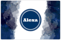 Thumbnail for Personalized Zodiac Sign Placemat - Night Sky - Circle Nameplate -  View