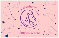 Thumbnail for Personalized Zodiac Sign Placemat - Constellation - Leo -  View