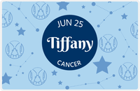 Thumbnail for Personalized Zodiac Sign Placemat - Constellation Circle - Cancer -  View