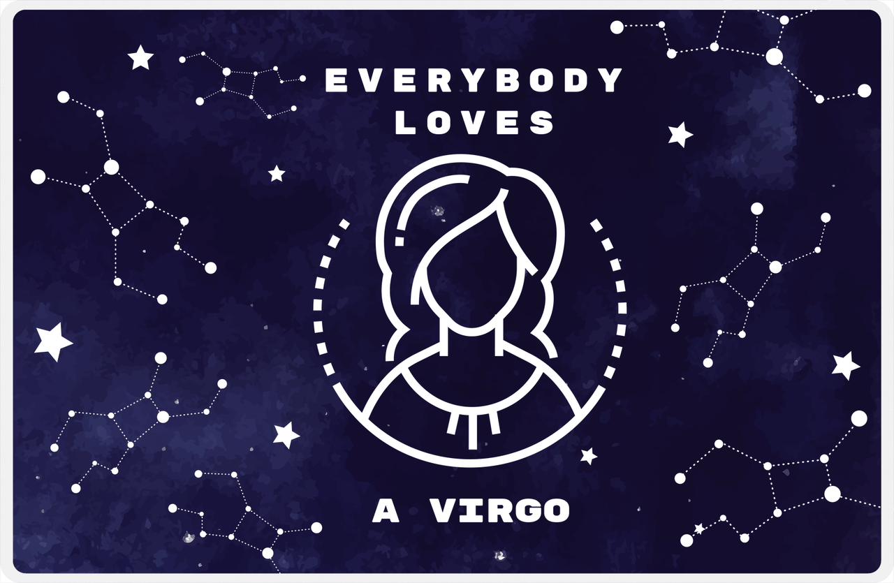 Zodiac Sign Placemat - Everybody Loves a Virgo -  View