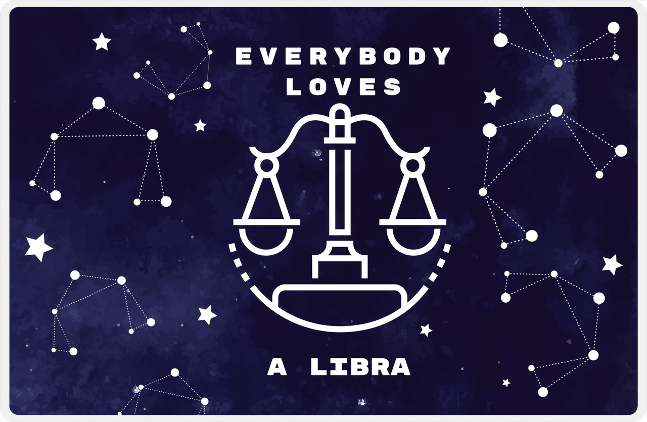Zodiac Sign Placemat - Everybody Loves a Libra -  View