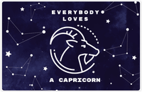 Thumbnail for Zodiac Sign Placemat - Everybody Loves a Capricorn -  View