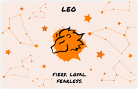 Thumbnail for Zodiac Sign Placemat - Characteristics of a Leo -  View