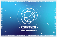 Thumbnail for Zodiac Sign Placemat - Traits of a Cancer -  View