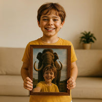 Thumbnail for Personalized Dragon Adventure Wall Art – Create Your Own Fantasy Portrait, Transform Photo Into Unique Artwork, Birthday Gift, Ideal Poster For Kids Room, Bedroom, Playroom, Home Decor, Custom Print