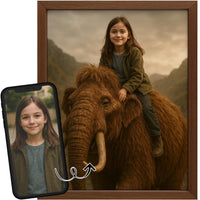 Thumbnail for Personalized Dragon Adventure Wall Art – Create Your Own Fantasy Portrait, Transform Photo Into Unique Artwork, Birthday Gift, Ideal Poster For Kids Room, Bedroom, Playroom, Home Decor, Custom Print