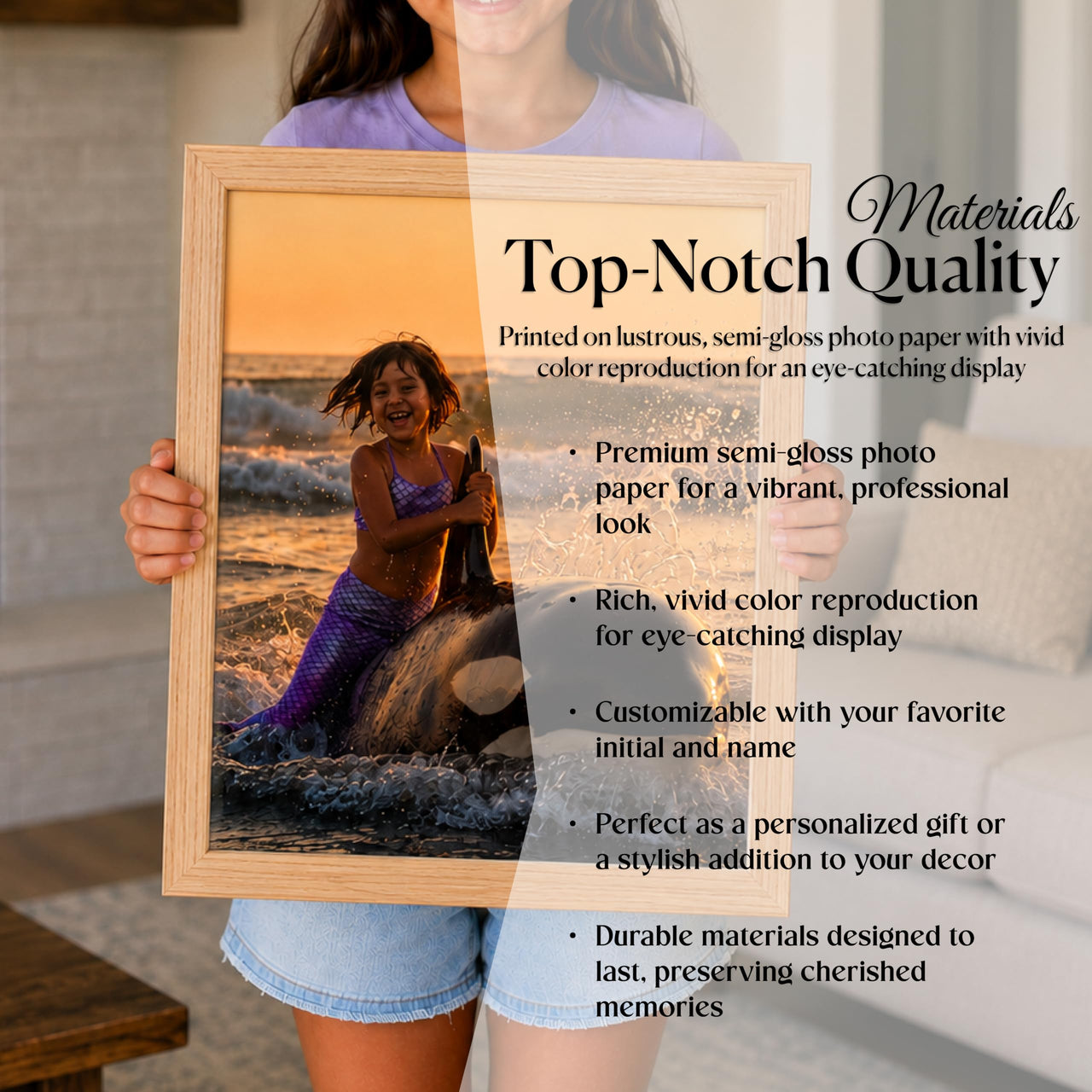 Personalized Dragon Adventure Wall Art – Create Your Own Fantasy Portrait, Transform Photo Into Unique Artwork, Birthday Gift, Ideal Poster For Kids Room, Bedroom, Playroom, Home Decor, Custom Print