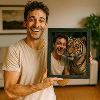 Thumbnail for Personalized Dragon Adventure Wall Art – Create Your Own Fantasy Portrait, Transform Photo Into Unique Artwork, Birthday Gift, Ideal Poster For Kids Room, Bedroom, Playroom, Home Decor, Custom Print