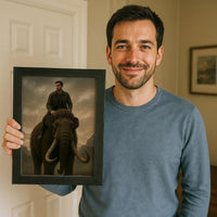 Thumbnail for Personalized Dragon Adventure Wall Art – Create Your Own Fantasy Portrait, Transform Photo Into Unique Artwork, Birthday Gift, Ideal Poster For Kids Room, Bedroom, Playroom, Home Decor, Custom Print