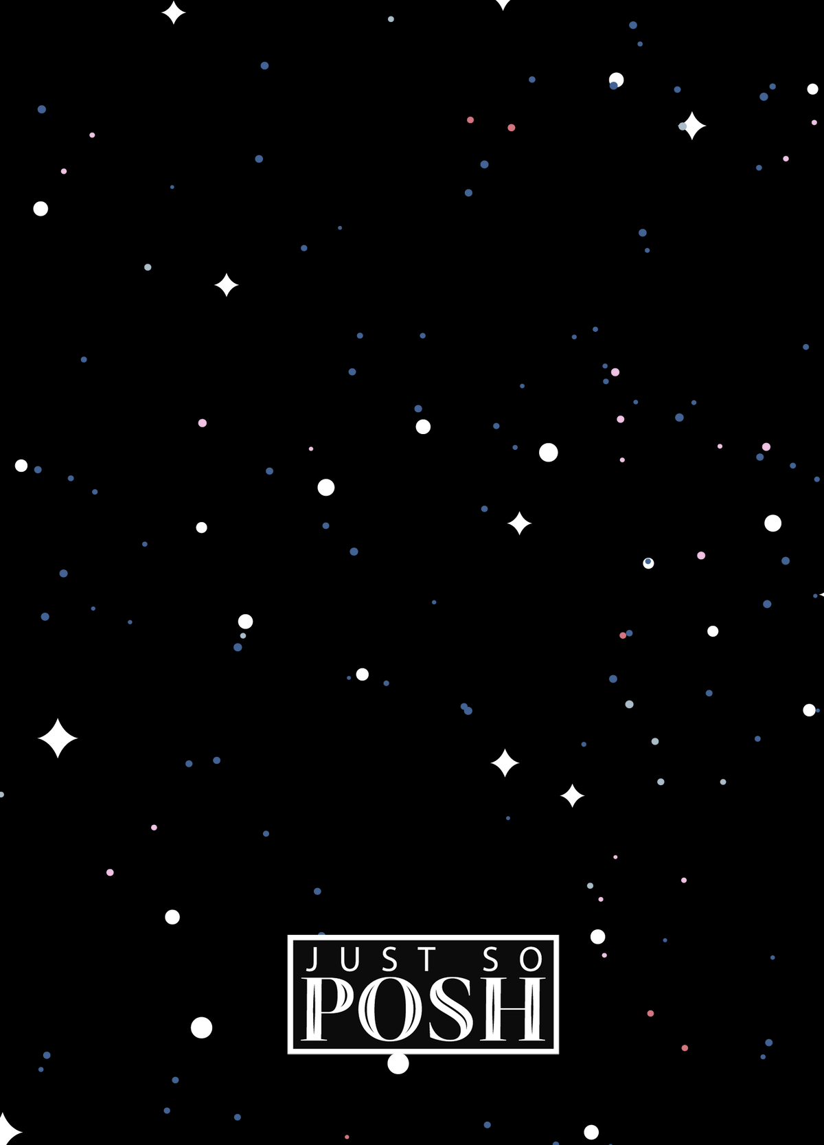 Personalized Aliens / UFO Journal - Black Background - Back View