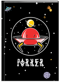 Thumbnail for Aliens / UFO Journal - Black Background - Front View