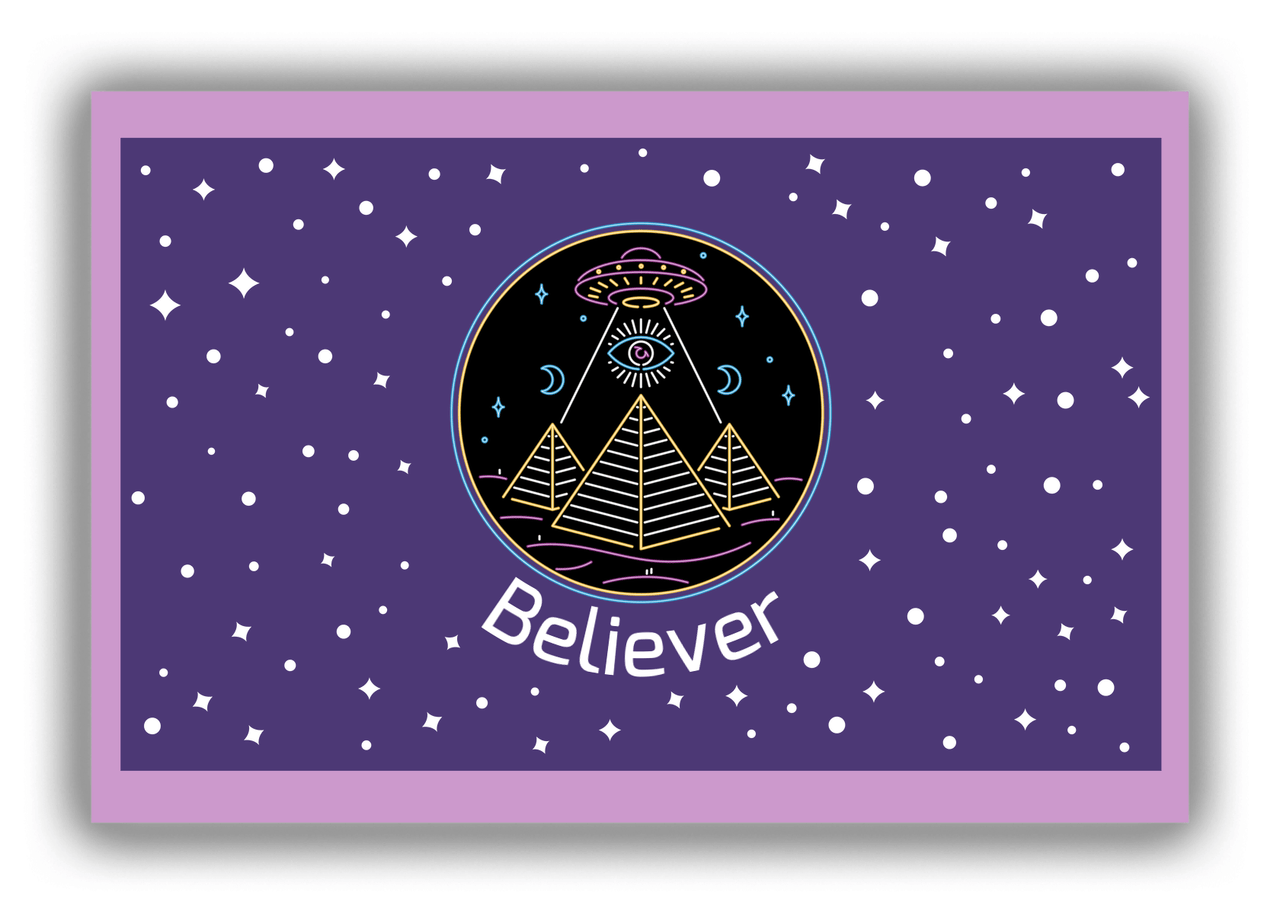 Personalized Alien / UFO Canvas Wrap & Photo Print - Seeing Eye - Front View