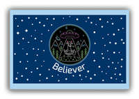Thumbnail for Personalized Alien / UFO Canvas Wrap & Photo Print - Cow - Front View