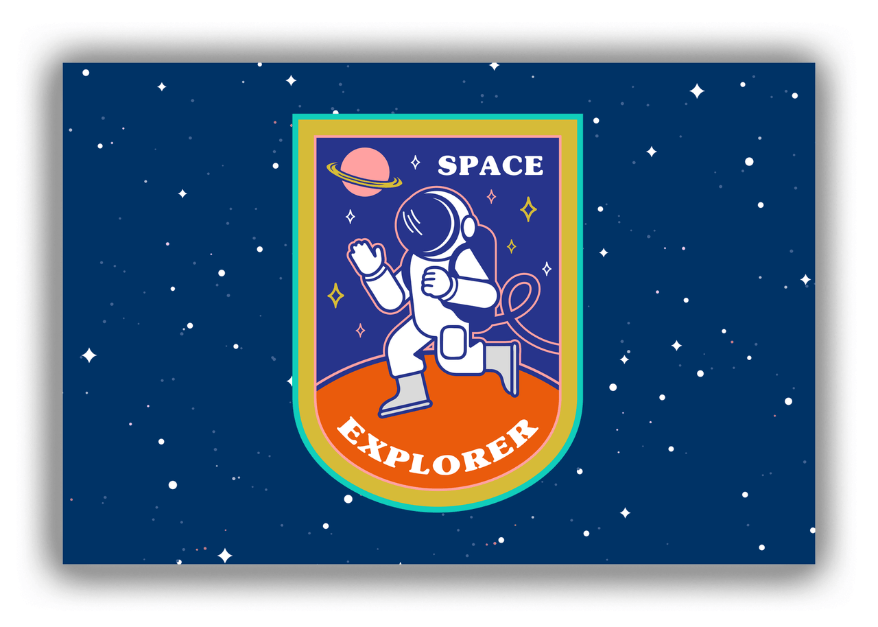 Alien / UFO Canvas Wrap & Photo Print - Space Explorer - Front View