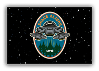 Thumbnail for Alien / UFO Canvas Wrap & Photo Print - Space Aliens - Front View
