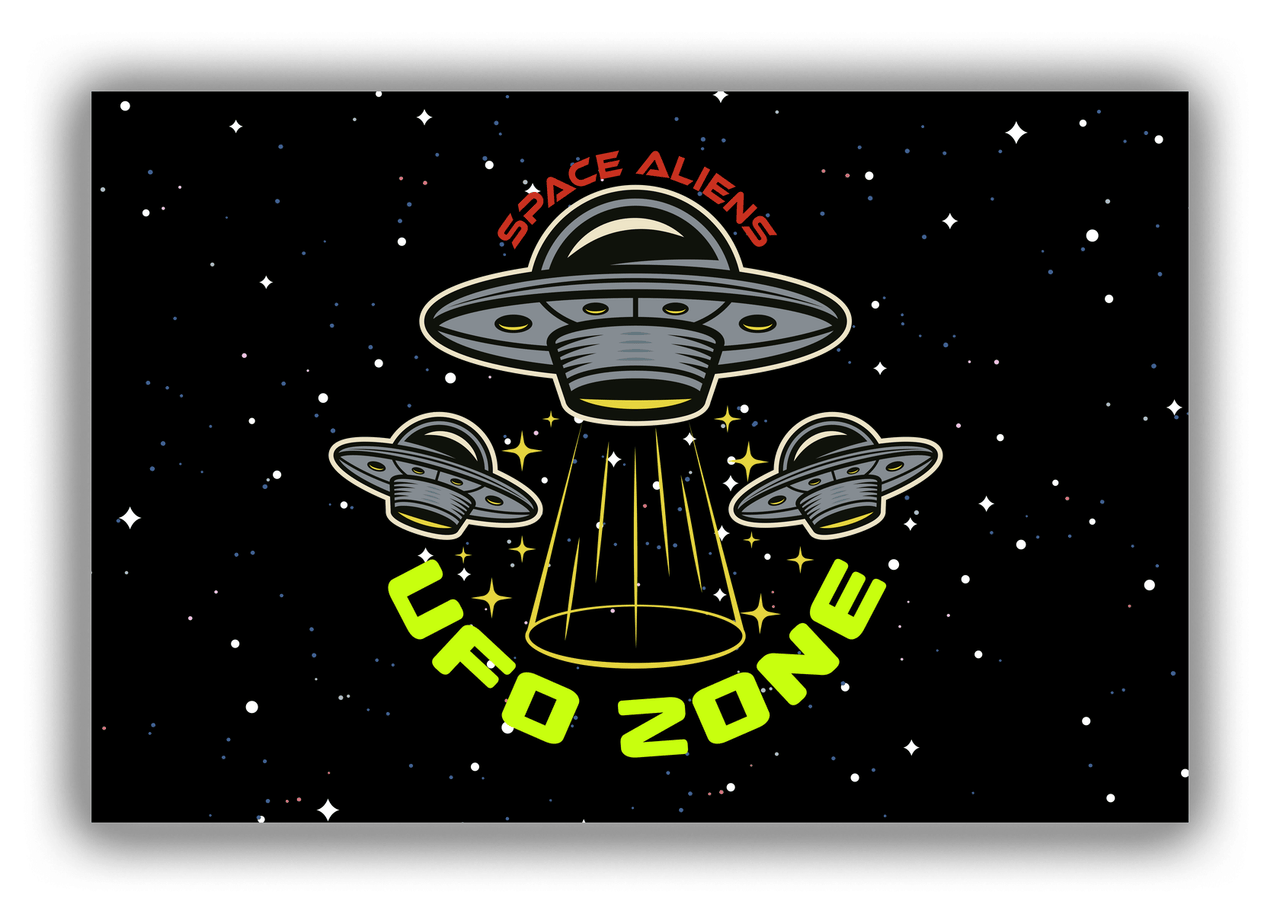 Alien / UFO Canvas Wrap & Photo Print - UFO Zone - Front View