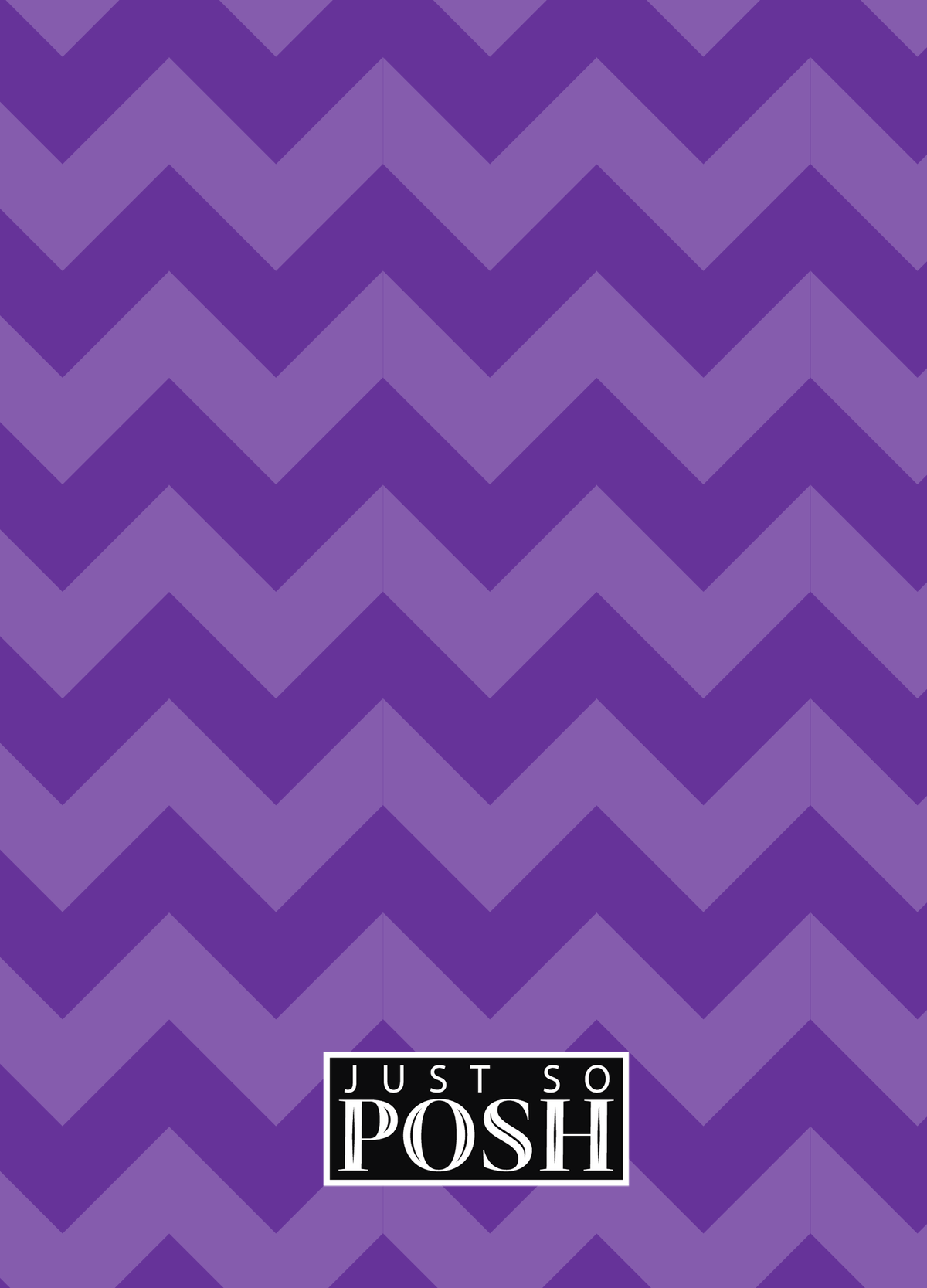 Personalized Ballerina Journal V - Chevron - Redhead Ballerina - Back View