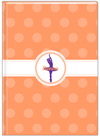 Thumbnail for Personalized Ballerina Journal IX - Silhouette II - Front View
