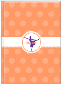 Thumbnail for Personalized Ballerina Journal IX - Silhouette V - Front View