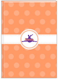 Thumbnail for Personalized Ballerina Journal IX - Silhouette VI - Front View