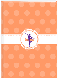 Thumbnail for Personalized Ballerina Journal IX - Silhouette VIII - Front View