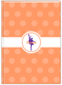 Thumbnail for Personalized Ballerina Journal IX - Silhouette IX - Front View