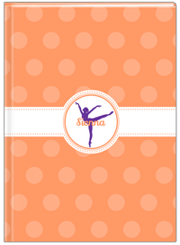 Thumbnail for Personalized Ballerina Journal IX - Silhouette X - Front View