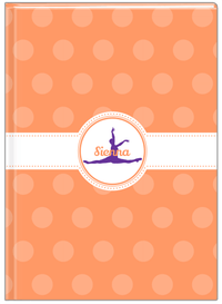 Thumbnail for Personalized Ballerina Journal IX - Silhouette XI - Front View