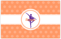 Thumbnail for Personalized Ballerina Placemat IX - Silhouette VIII -  View