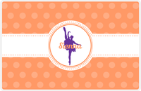 Thumbnail for Personalized Ballerina Placemat IX - Silhouette IX -  View