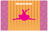 Thumbnail for Personalized Ballerina Placemat X - Silhouette VI -  View