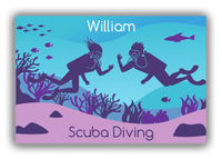 Thumbnail for Personalized Beach Canvas Wrap & Photo Print XV - Scuba Diving - Front View