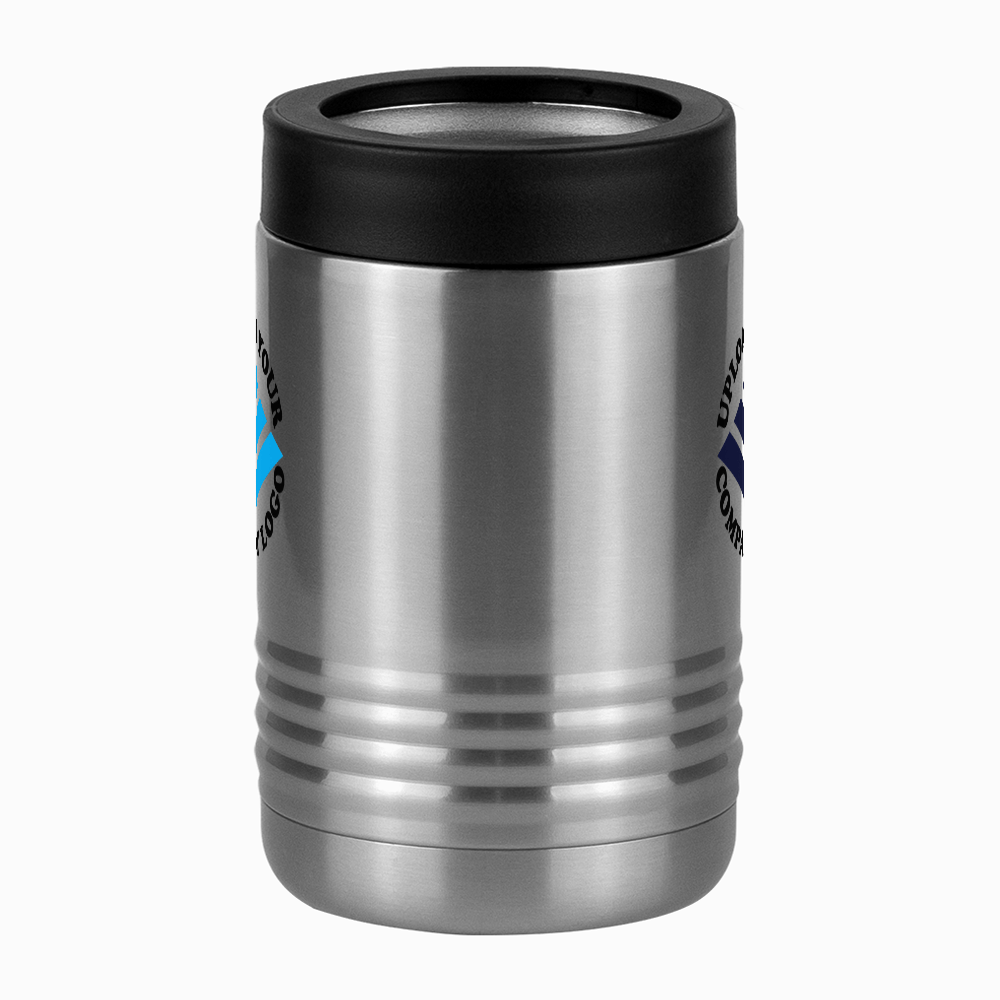 Personalized Beverage Holder - Upload Your Logo - Front View