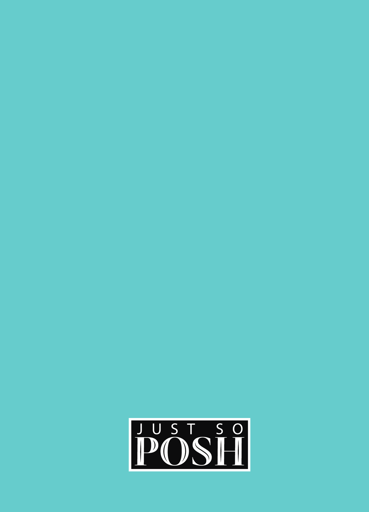 Personalized Birds Journal III - Teal Background - Bird XI - Back View
