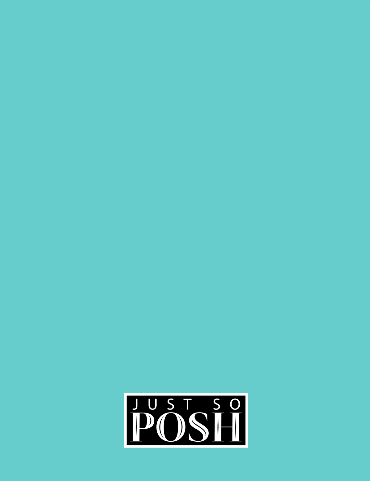 Personalized Birds Notebook III - Teal Background - Bird I - Back View