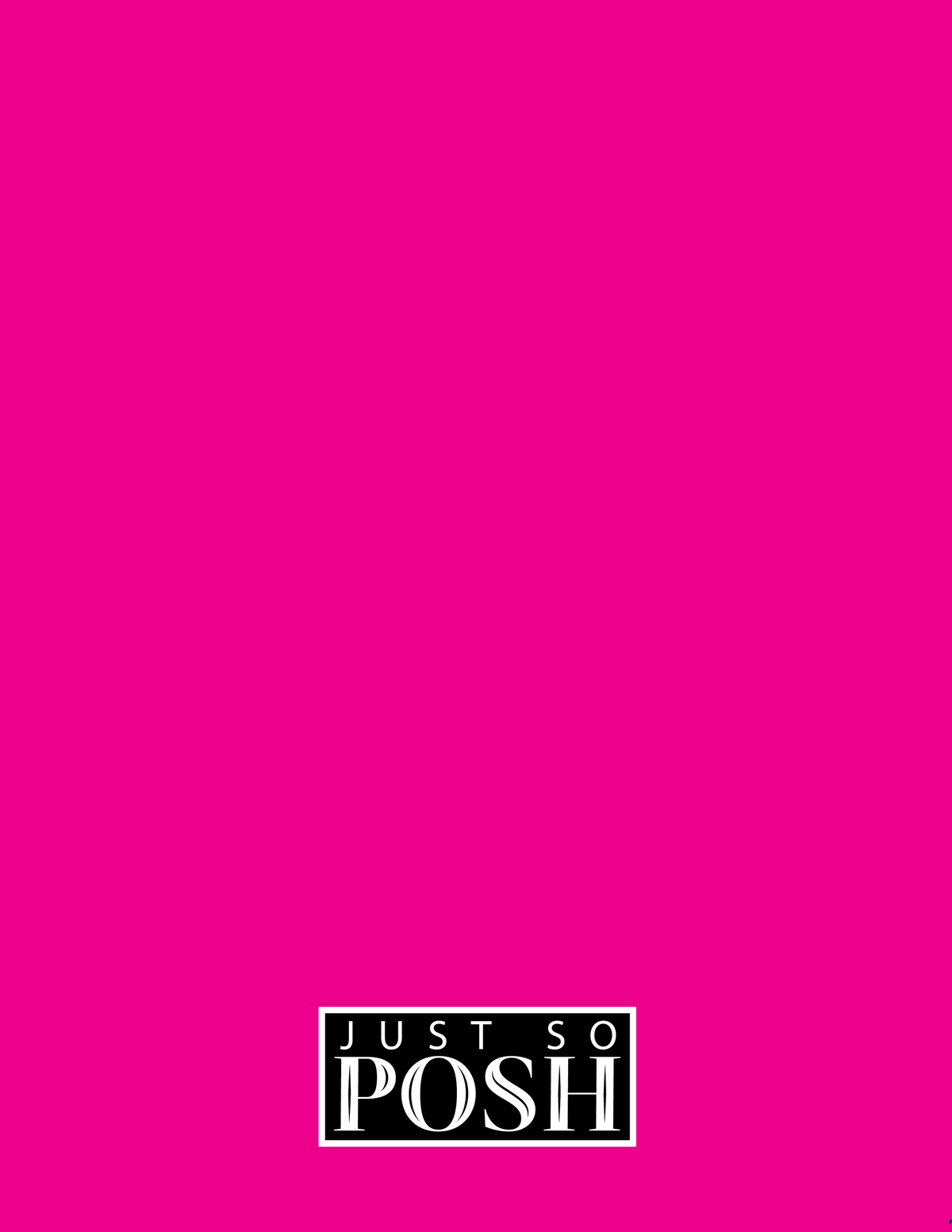 Personalized Birds Notebook VIII - Pink Background - Back View
