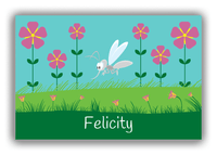 Thumbnail for Personalized Bugs Canvas Wrap & Photo Print VI - Teal Background - Mosquito - Front View