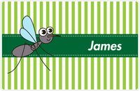 Thumbnail for Personalized Bugs Placemat IX - Green Background - Mosquito -  View