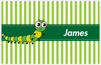 Thumbnail for Personalized Bugs Placemat IX - Green Background - Millipede -  View