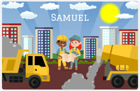 Thumbnail for Personalized Builder Tools Placemat XV - Construction Foreman VI -  View