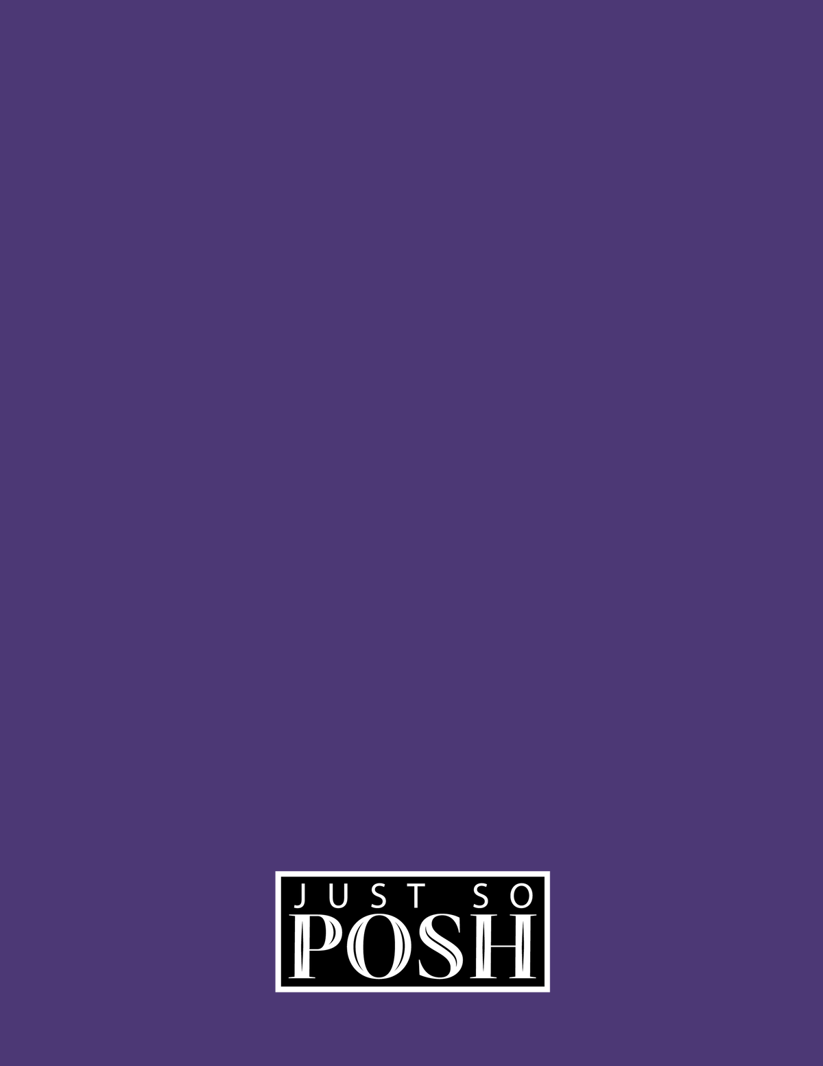 Personalized Butterfly Notebook VII - Purple Background - Back View